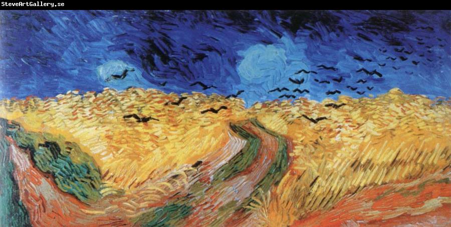 Vincent Van Gogh wheat field with crows